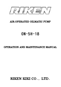AIR-OPERATED OILMATIC PUMP ON-5H-18