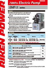 70MPa Electric pump EMP-5 series