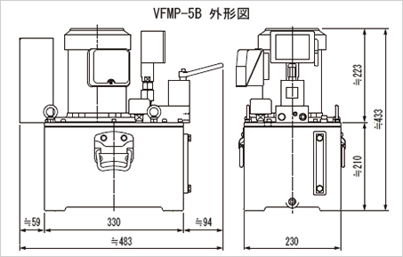 VFMP-5B 外形図